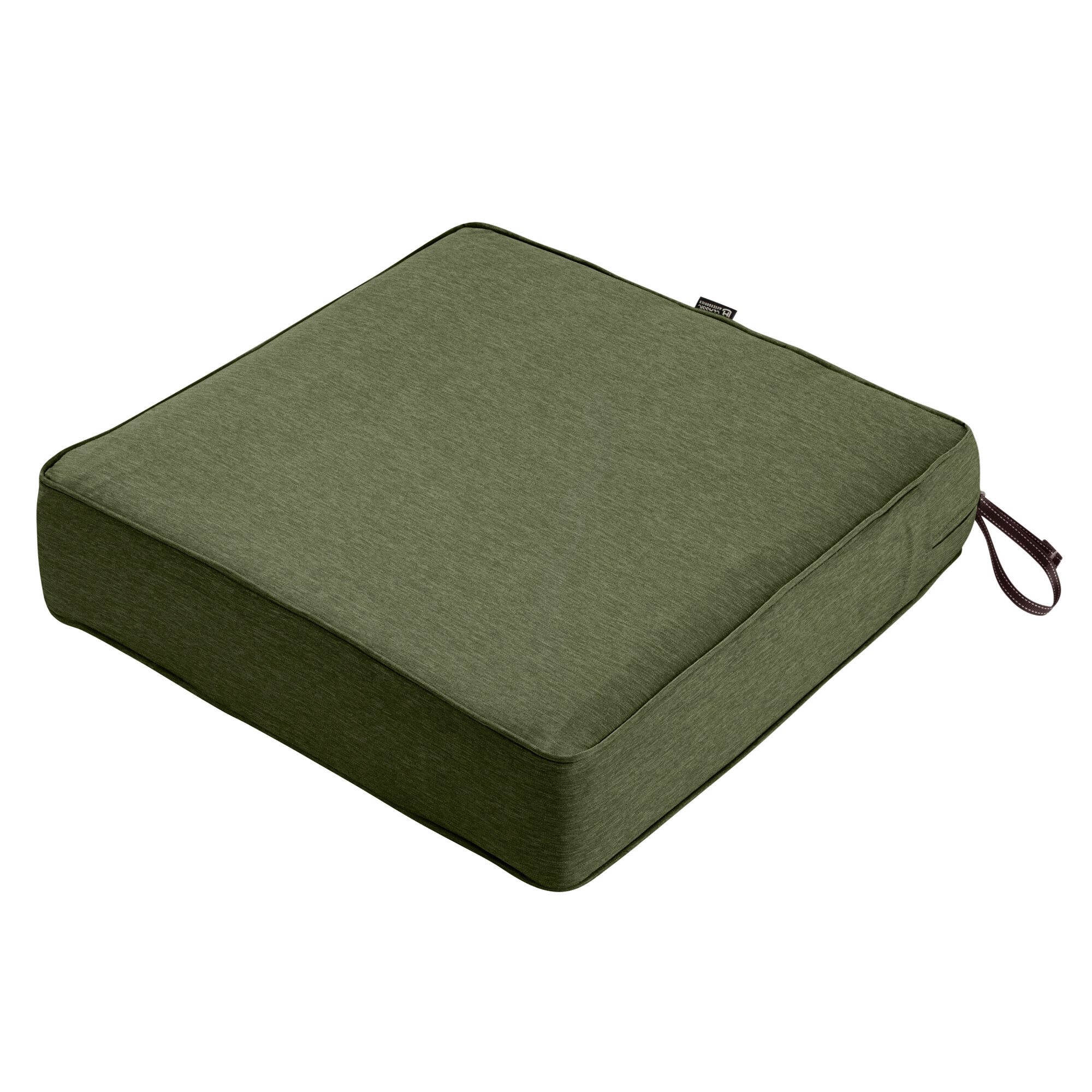 Classic Accessories Montlake Outdoor Seat Cushion — 21in. x 21in. x 5in., Heather Fern, Model# 62-035-HFERN-EC